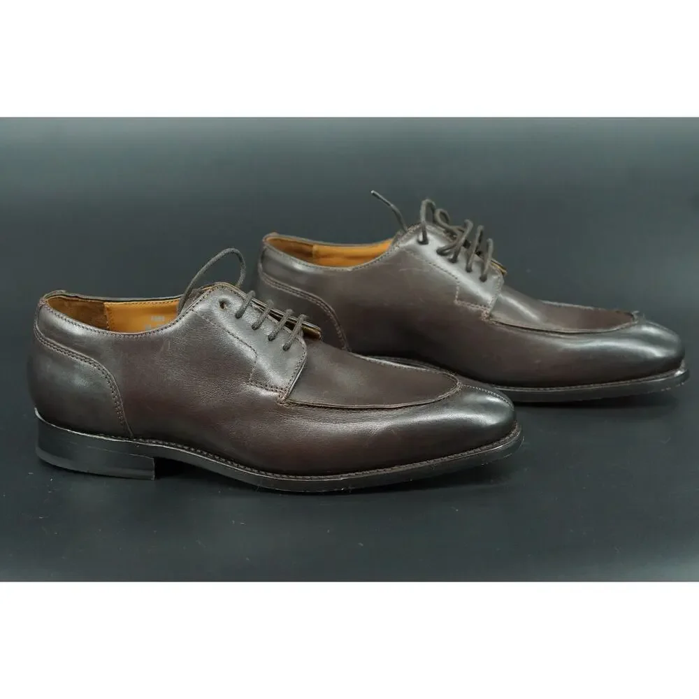 Allen Edmonds Watson Split Toe Derby Oxford Men Shoes Size 8 Brown New $395